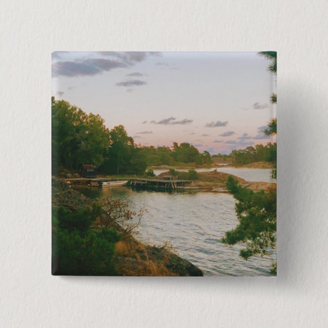 Kväve i den godistiska skärgården knapp (Framsida)