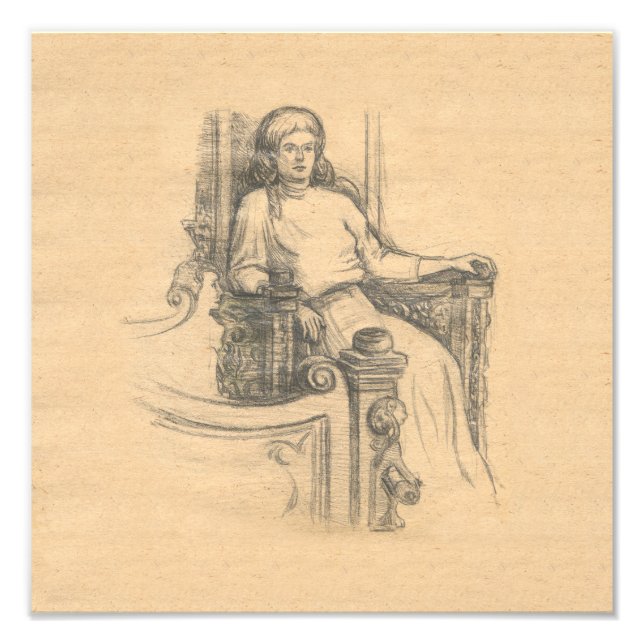 Kväve i det gamla huset fototryck (Framsidan)