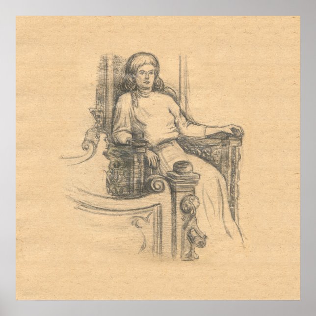 Kväve i det gamla huset poster (Framsidan)