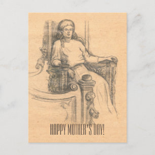 Kväve i det gamla huset vykort