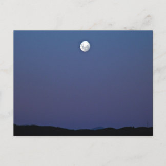 Kväve Måne och blå himmel Vykort