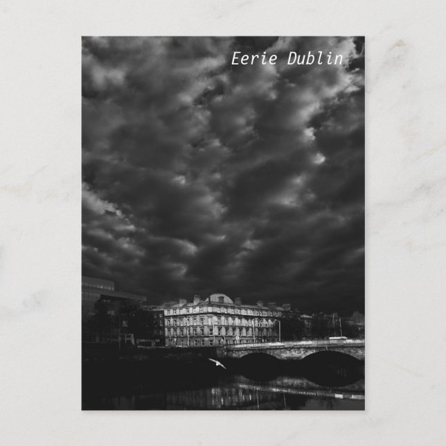 Kväve molnighet i Dublin Vykort (Framsida)
