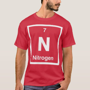 Kväve - N - Periodiska Borden Inslag - Scienc T Shirt