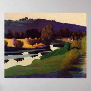 Kväve på Loire - Felix Vallotton Poster
