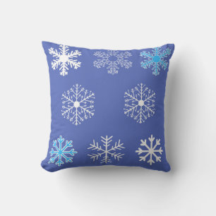 Kväve Snöflingor Kudde