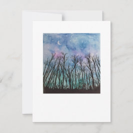 Kväve Twilight Anteckningskort