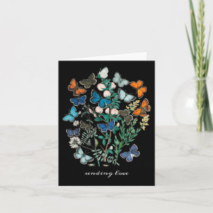 Kvävehaltiga fjärilar och månor, färgade inbjudan