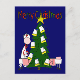 Kvävejuldesign "God jul" Helg Vykort