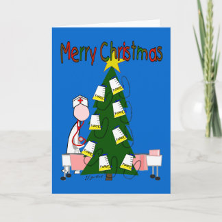 Kvävejuldesign "God jul" Helgkort