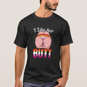 KVens jag gillar hennes Lesbisk HBT-Pride Lesbisk T Shirt
