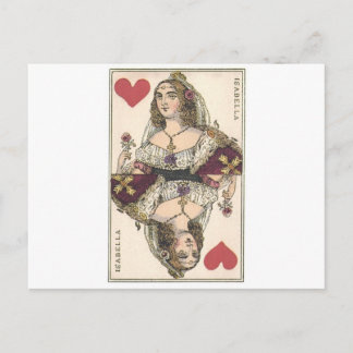 KVENT AV HJÄRTAT - ISABELLA Vintage-utskrift Vykort