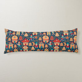 Kvickliga nordiska hus och gnomer | Skandinavien Kroppskudde