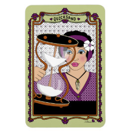 Kvicksand_A_4x6 Kylskåp Magnet