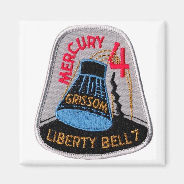 Kvicksilver 4: Liberty Bell 7 Gus Grissom Magnet (Framsidan)