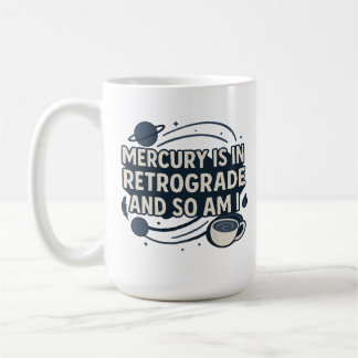 Kvicksilver är i bakgrunden, och det är jag också kaffemugg