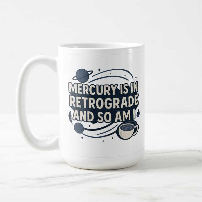Kvicksilver är i bakgrunden, och det är jag också kaffemugg (Vänster)