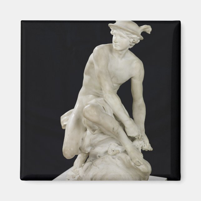 Kvicksilver Attaching his Winged Sandals, 1744 Magnet (Framsidan)