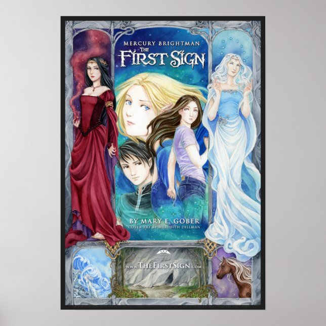 Kvicksilver Brightman: Första tecknet, Poster i ko (Framsidan)