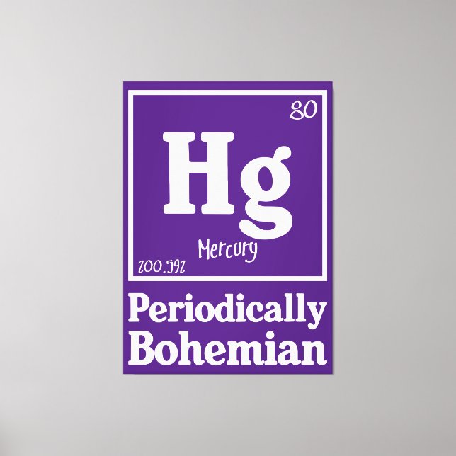 Kvicksilver Canvastryck (Framsida)