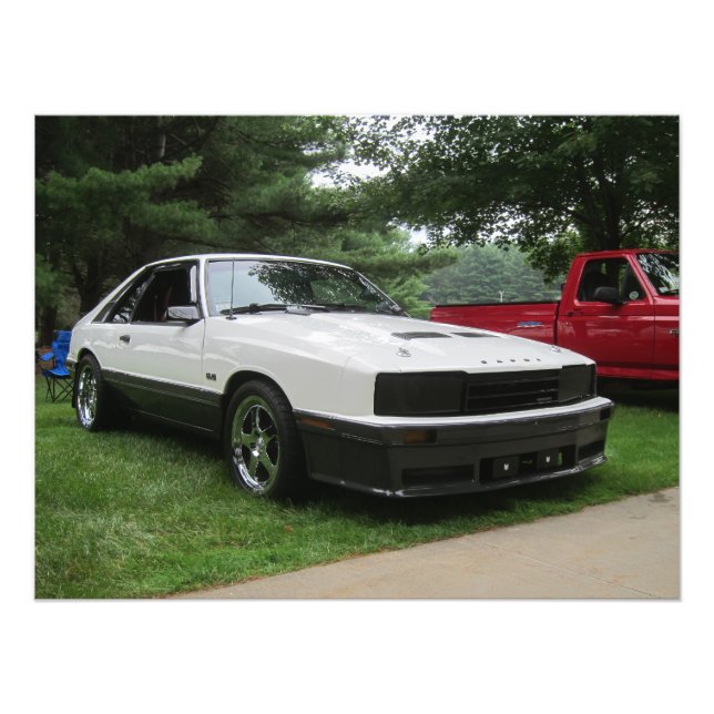 Kvicksilver Capri 1980 Fototryck (Framsidan)