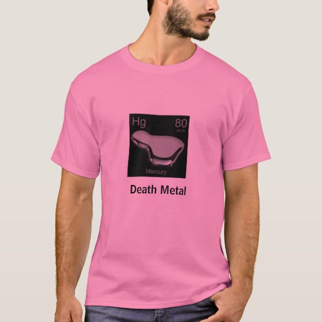 kvicksilver dödmetall t shirt (Framsida)
