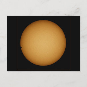 Kvicksilver i transit genom sol vykort