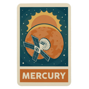 Kvicksilver Retro Galaxy Satellite Magnet