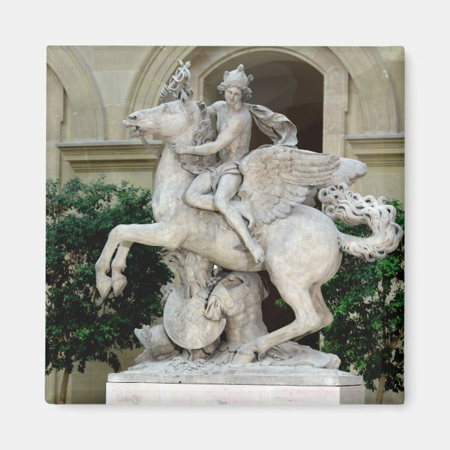 Kvicksilver rider Pegasus Magnet (Framsidan)