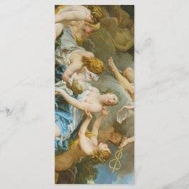 Kvicksilver som placerar barnet Baccus på Nymphs Meny