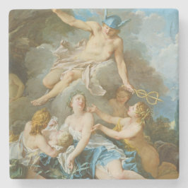 Kvicksilver som placerar barnet Baccus på Nymphs Stenunderlägg