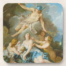 Kvicksilver som placerar barnet Baccus på Nymphs