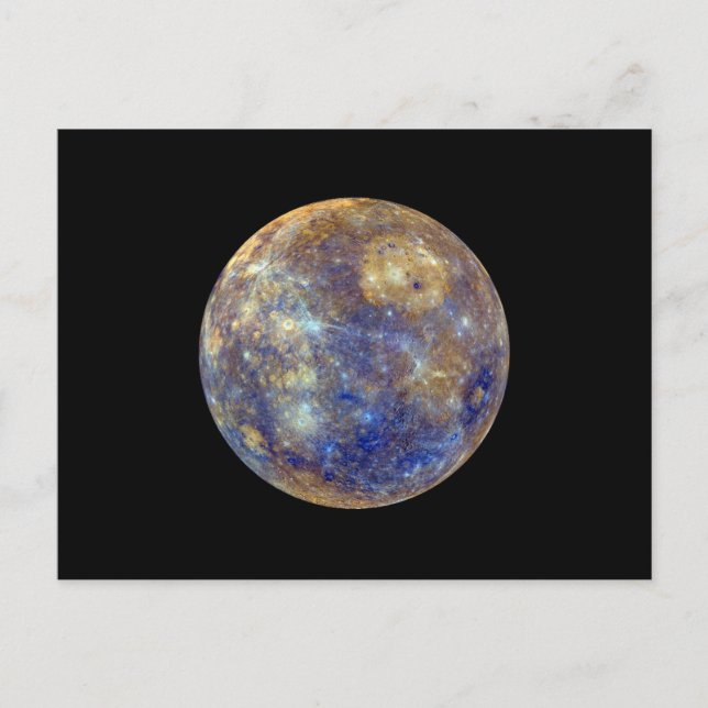 Kvicksilverfärgad syn vykort (Framsida)