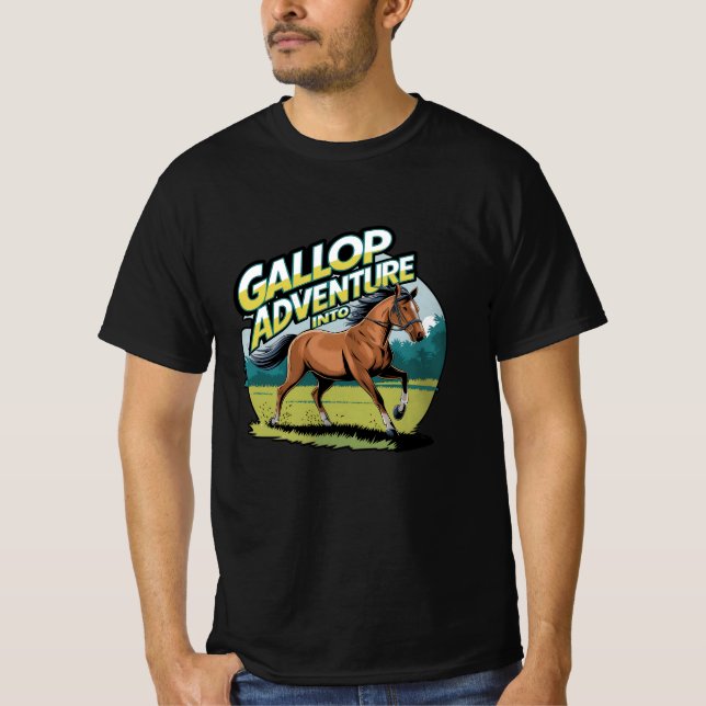 Kvicksilvergrafik för hästhantverkare t shirt (Framsida)