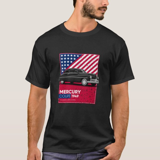 Kvicksilverkuber för klassiska bilar 1949 t shirt (Framsida)