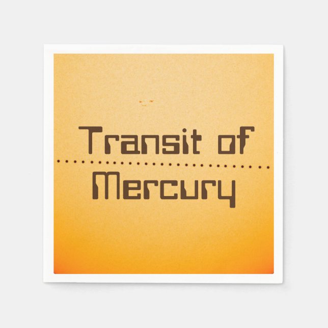 Kvicksilvertransitering i Sol Pappersservett (Framsidan)