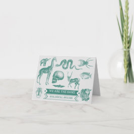 Kvickt valentineskort - biologiskt artbegrepp helgkort