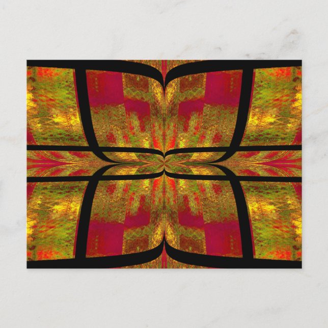 KVilt fjäril 2 Vykort (Framsida)