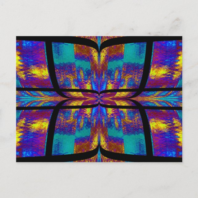 KVilt fjäril 8 Vykort (Framsida)