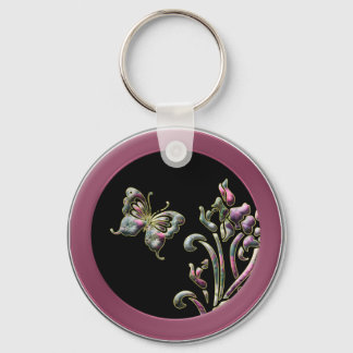 KVilt fjäril Nyckelring