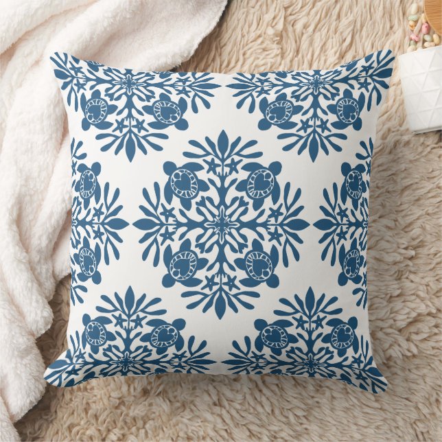 KVILT honu-sköldpadda Kudde (Filt)