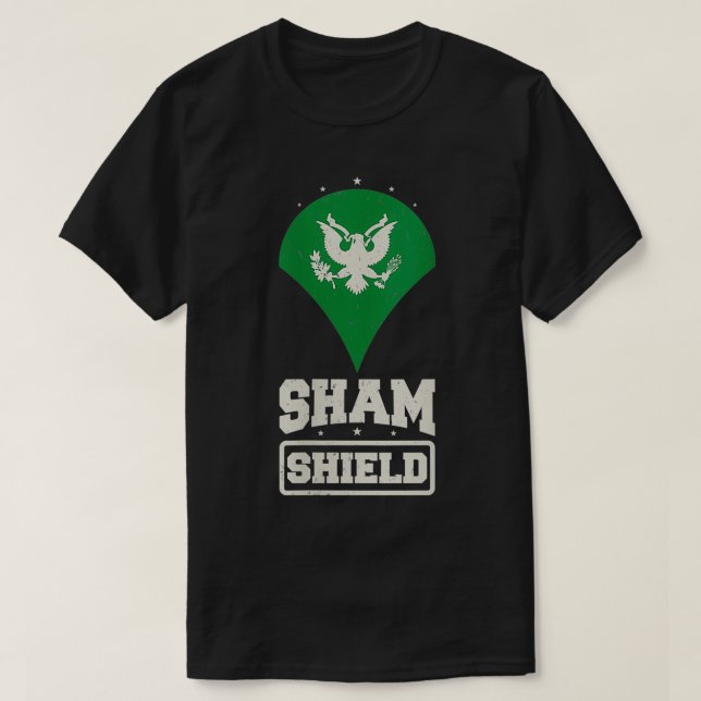 KVINENS Arméns specialist Rank Sham Shield E4 Mafi T Shirt (Design framsida)