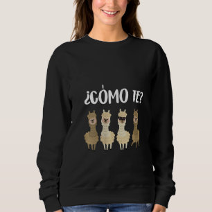 Kvinens Funny Spanska Alpaca Cousins Syskon Como T Shirt