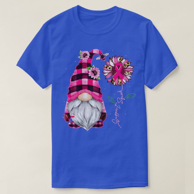 Kvinens Gnome Support Squad Leopard Warrior Breast T Shirt (Design framsida)