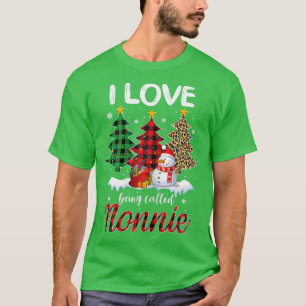 Kvinens i Kärlek kallas morma Nonnie Snögubbe T Shirt