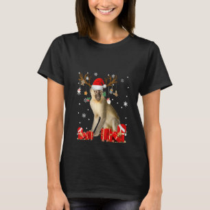 Kvinens Julapan - Finny Santa Reindeer Monke T Shirt