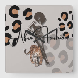 Kvinens mode fyrkantig klocka