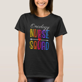 Kvinens onkologi Nurse Squad Cute Nursing Oncology T Shirt