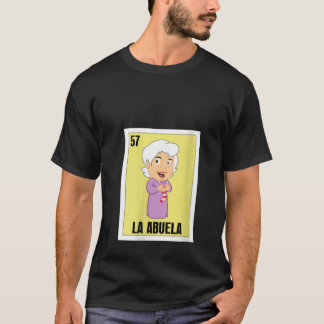 Kvinens Spanska mormor Lottery Gift - Mexikanskt l T Shirt
