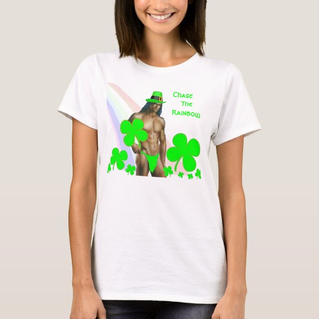 Kvinens St. Patricks Day T-Shirt (Framsida)