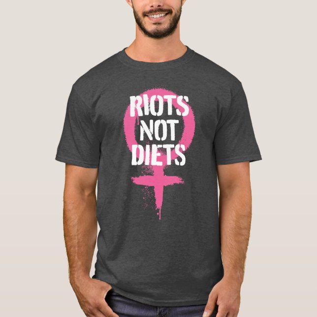 Kvinens VenusUpplopp dieter inte oversiellt T Shirt (Framsida)